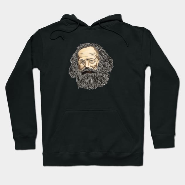 Karl Marx Hoodie by TambuStore